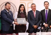 ”Cuidaremos que presupuesto se ejerza con responsabilidad”, resalta Presidenta del Congreso al recibir Paquete Fiscal 2026