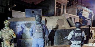 En Plan Paricutín, SSP y Defensa aseguran vehículos blindados y ametralladora en Los Reyes