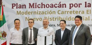 Concretan Bedolla y RCO distribuidor vial en La Rinconada, acceso a Zamora