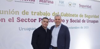 Reconoce Bedolla coordinación y avances en detención de implicado en homicidio de Carlos Manzo