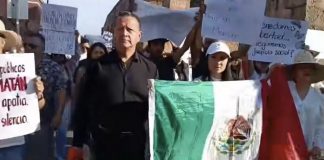 Exmagistrado federal y funcionario panista del Ayuntamiento de Morelia lideran marcha violenta