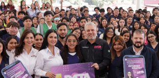 Convoca Bedolla a jóvenes de Uruapan a conectarse gratis a internet con Programa Data