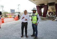 ¡En su recta final! Supervisa Bedolla últimos detalles del puente La Hielera, en Uruapan