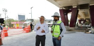 ¡En su recta final! Supervisa Bedolla últimos detalles del puente La Hielera, en Uruapan