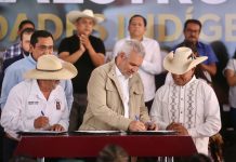 Bedolla garantiza obras convenidas para todos los autogobiernos indígenas de Michoacán