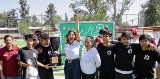 Gabriela Molina reconoce a campeones estatales del Mundialito Escolar
