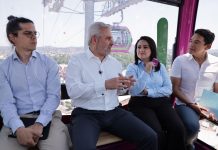 Más de 182 mil personas han volado en el teleférico de Uruapan: Bedolla