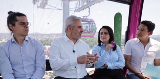 Más de 182 mil personas han volado en el teleférico de Uruapan: Bedolla
