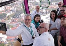 Bedolla visualiza al teleférico de Uruapan como motor económico y turístico