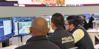 SSP y Policía Auxiliar con vigilancia permanente en el teleférico de Uruapan