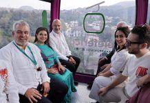 Uruapan vuela alto; inaugura Bedolla el primer teleférico de Michoacán