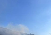 Helibalde suma 14 mil litros de agua para sofocar incendio forestal en Pátzcuaro: Bedolla