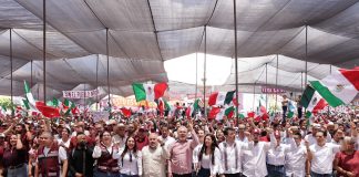 Desde Morelia respalda Bedolla a Sheinbaum y llama a la defensa de la soberanía nacional