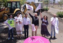 Arranca Bedolla rehabilitación del boulevard Lázaro Cárdenas de Yurécuaro