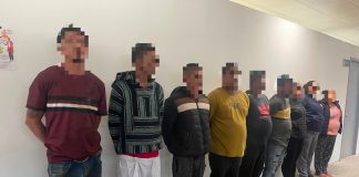 En operativo interinstitucional, SSP brinda apoyo a FGE para detener a 9 presuntos implicados en homicidio en Uruapan