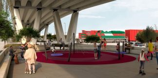 Conoce el innovador bajopuente del Paso Independencia, contará con cancha de pádel