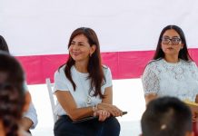 Fortalecemos escuelas de Tierra Caliente con materiales e insumos: Gabriela Molina