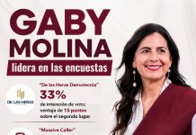 Tres encuestas nacionales colocan a Gaby Molina como la mujer más competitiva de Morena en Michoacán