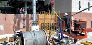 Avanza teleférico de Morelia al 72%, inician colocación de 7 km de cable portador: Bedolla