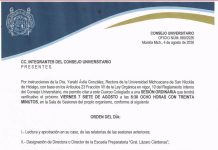 Rectora de la UMSNH desconoce suspensión federal y excluye del Consejo Universitario al Director de la Facultad de Derecho; denuncian presunto desacato judicial