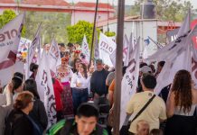 Gladyz Butanda abandera en Capula la lucha pacífica por la transformación