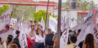 Gladyz Butanda abandera en Capula la lucha pacífica por la transformación