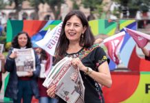Gaby Molina fortalece la defensa de la soberanía