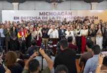 Da Morón muestra de poder; destaca haber fortalecido a la 4T en Michoacán