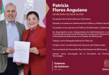 Nombra Bedolla a Patricia Flores como nueva secretaria de Educación