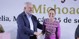 “No estás sola”: Bedolla respalda a Sheinbaum y destaca inversión histórica de 57 mil mdp para Michoacán
