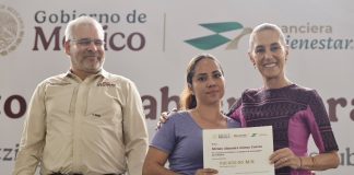 Desde Apatzingán, Bedolla cierra filas con Sheinbaum en defensa de la soberanía nacional